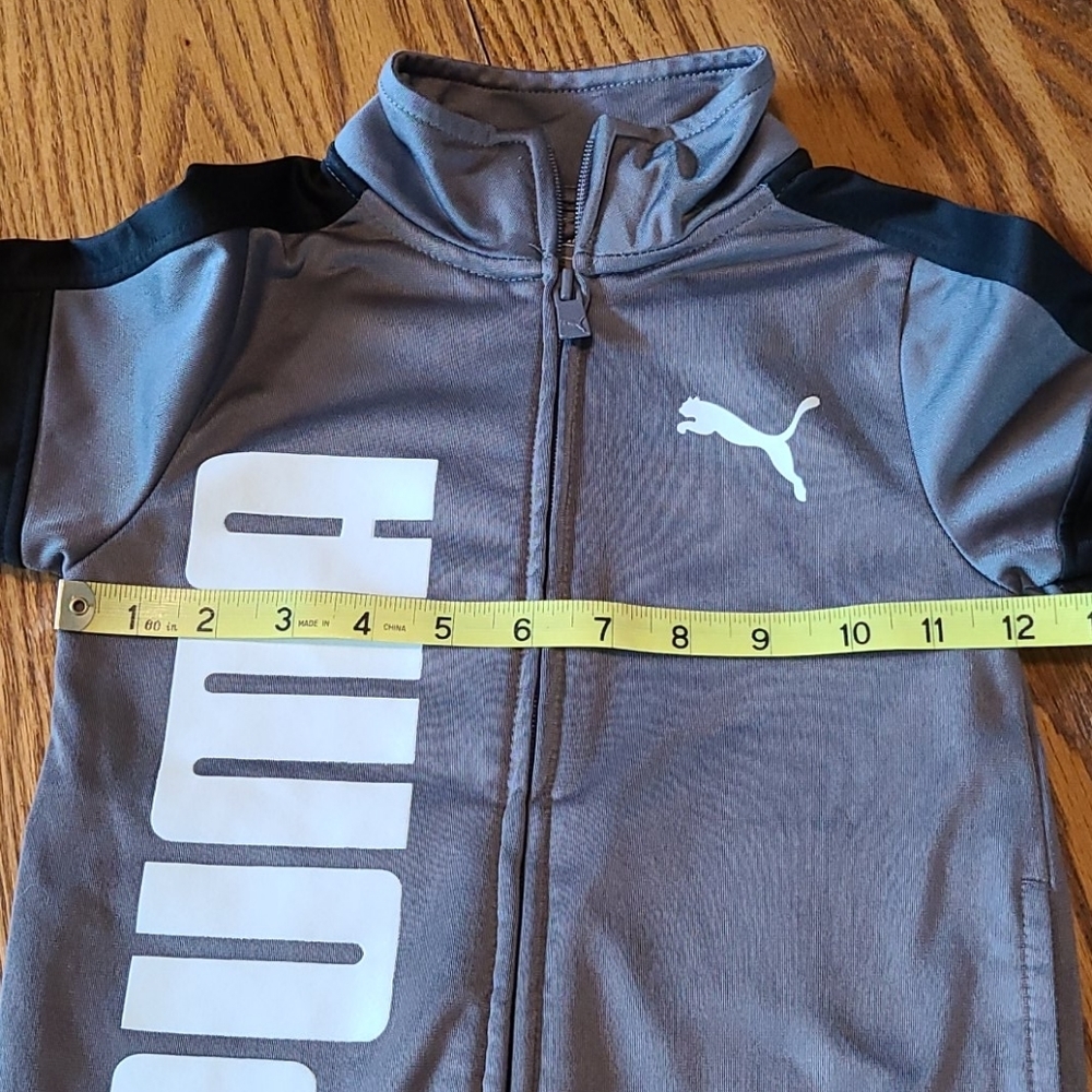 Puma Zippered Athletic Jacket - Size 4 - Picture 4 of 6